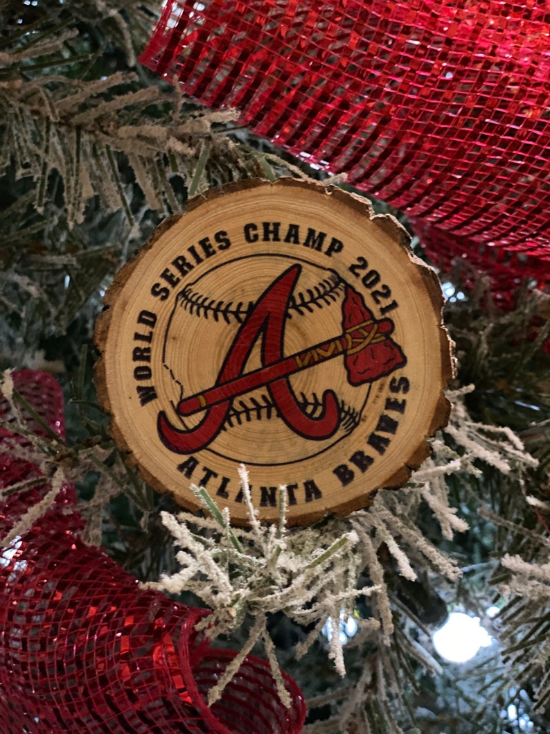 Atlanta Braves Christmas Ornament Etsy