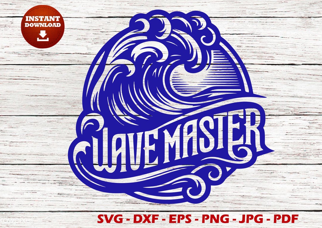 Wave Master SVG - Etsy