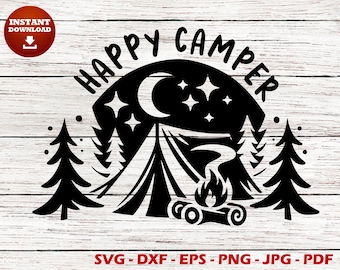 Happy Camper SVG
