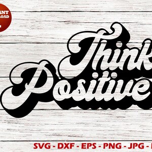 Piensa en positivo SVG