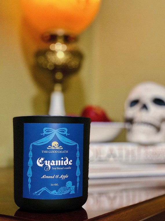 Cyanide Victorian Candle Almonds and Apple Scent Etsy