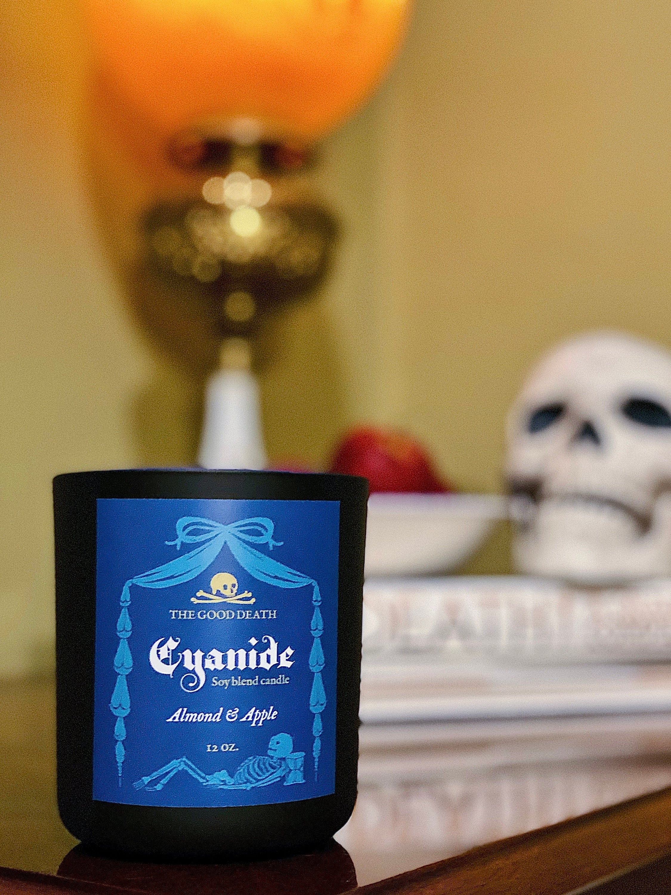 Cyanide Victorian Candle Almonds and Apple Scent Etsy