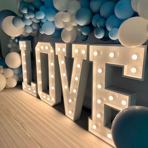 3 FT Marquee Letters - Riesige Buchstaben für atemberaubende Party & Event Dekoration
