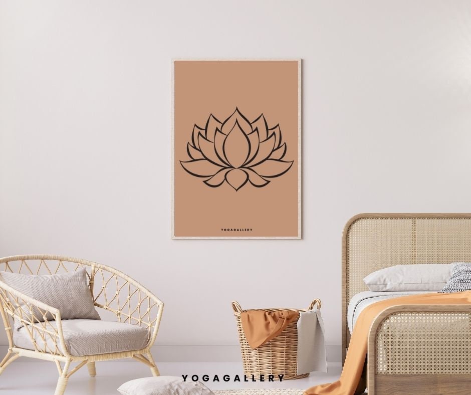 Yoga Poster, Set of 4 Printable Poster, Yoga Art Wall Decor, Yoga Pose