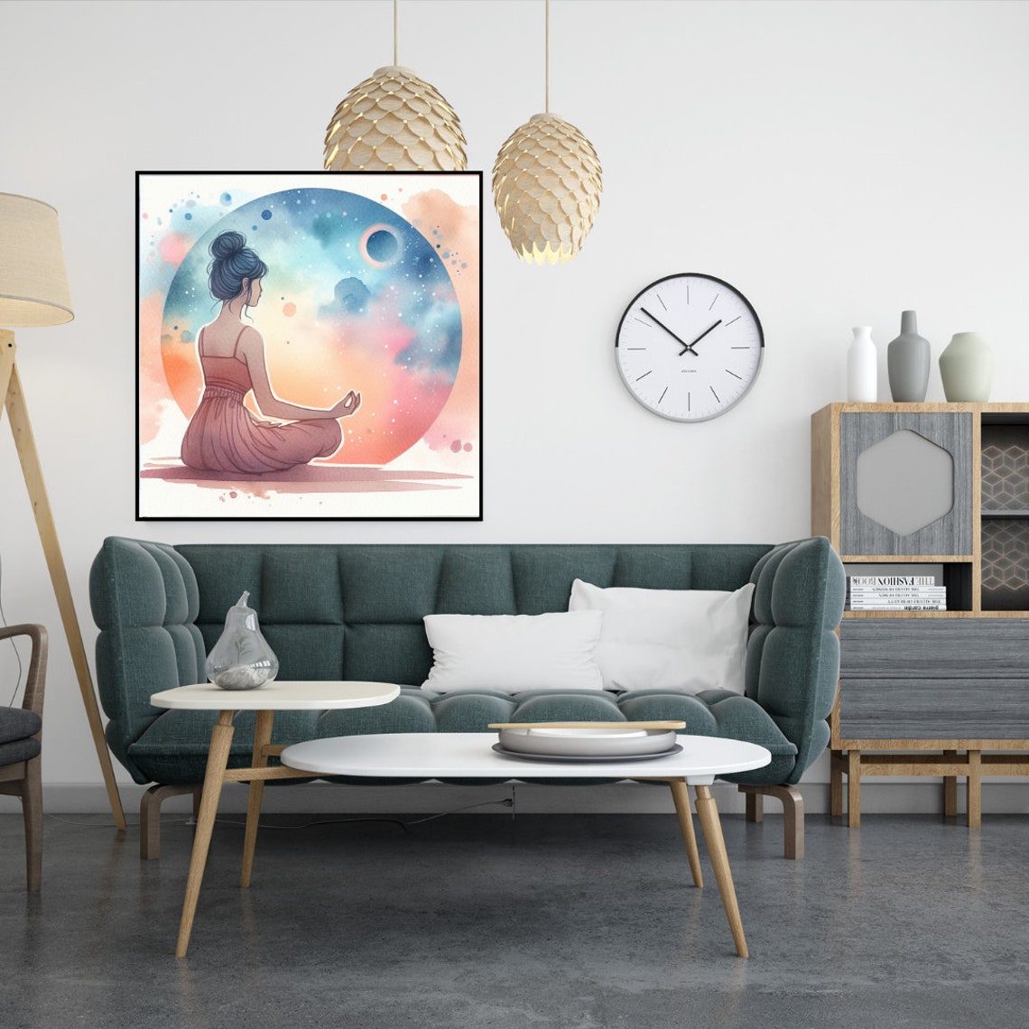 Buy Yoga Poster, Wall Art, Yoga Meditation, Yoga Art Wall Decor, Studio