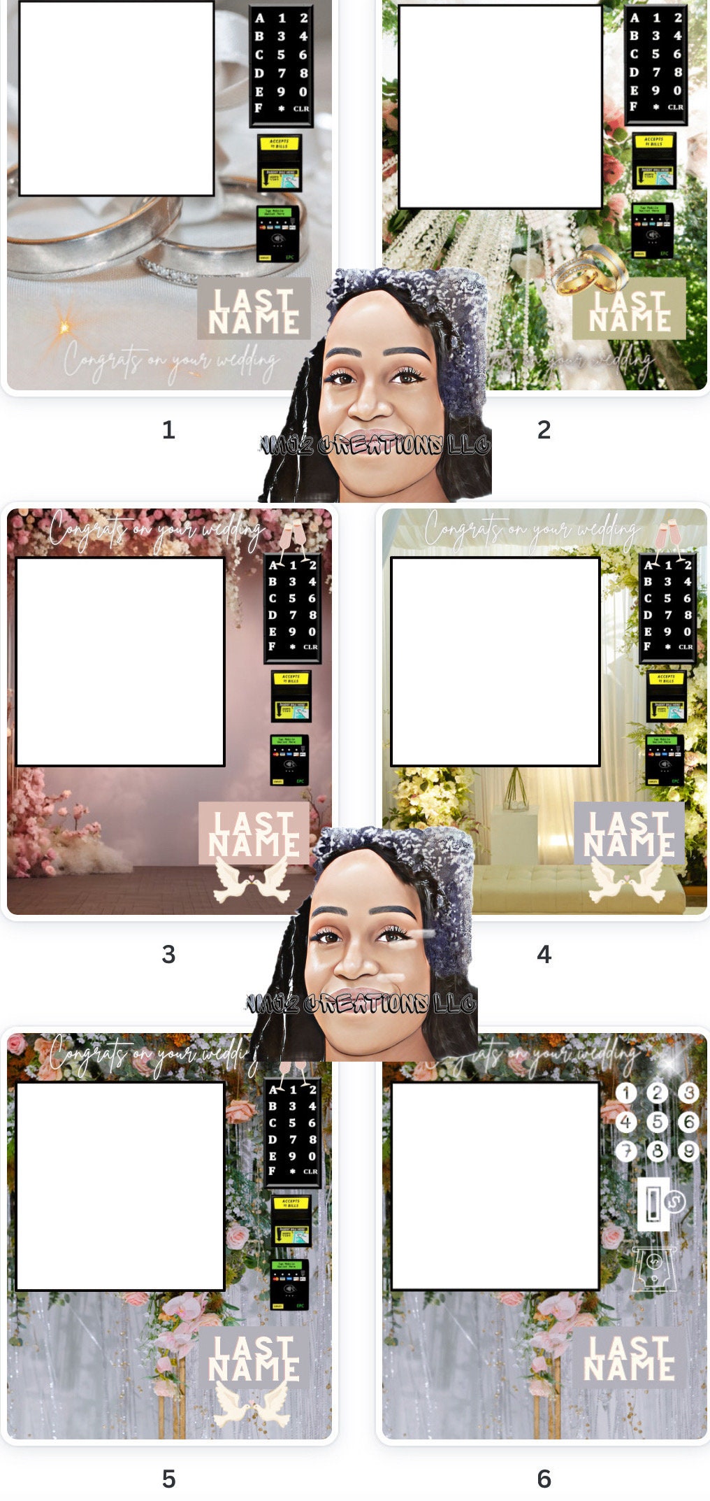 Vending Machine Template wedding - Etsy