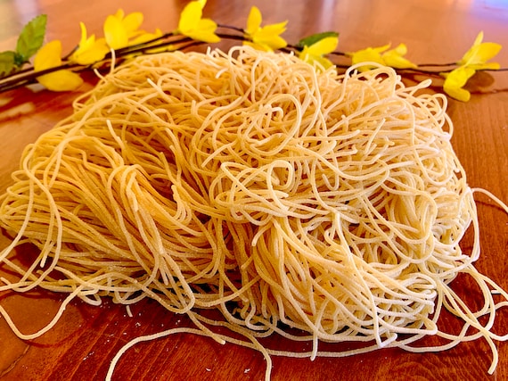 Capellini (Angel Hair) Fresh Pasta Vegan!