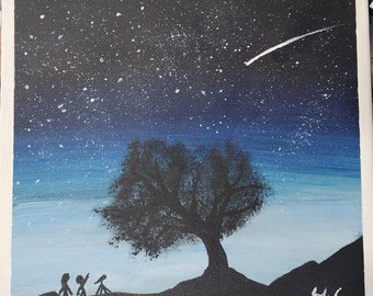 Midnight sky