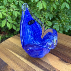 Murano Blue Bowl - Etsy