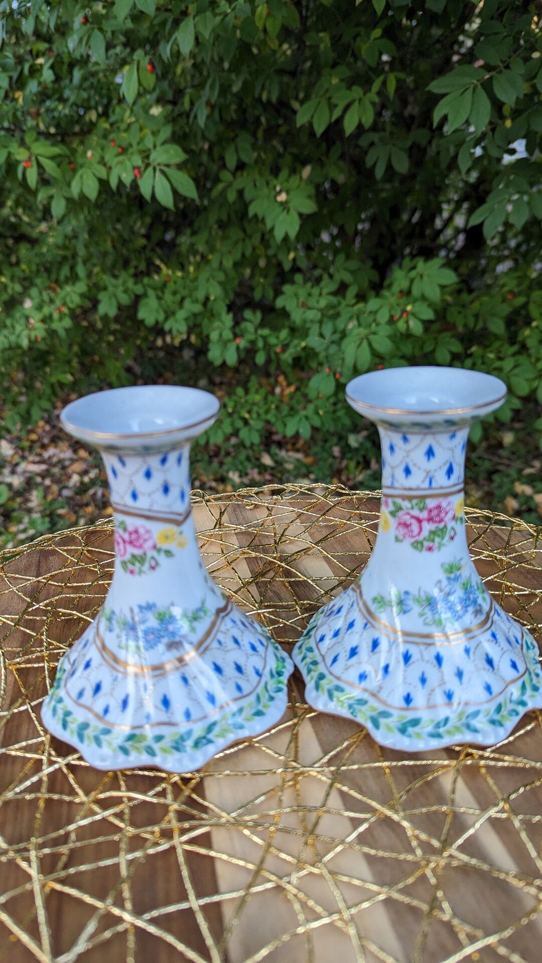 Mid Century French Candlestick Holders Retro Candlestick Etsy