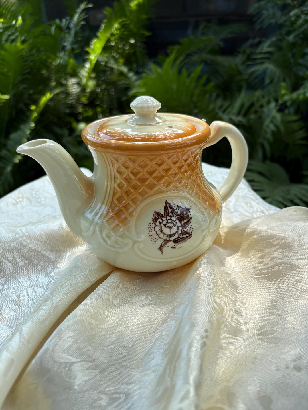 Vintage China Teapot Porcelier Tea Pot Vintage Gift - Etsy