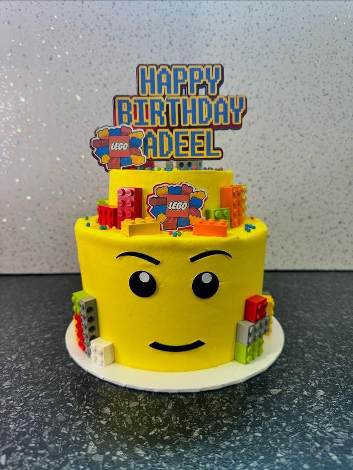 Lego cake topper ideas hotsell