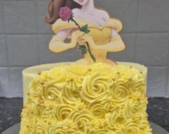 Belle  cake topper