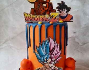 Dragonballz cake topper  set