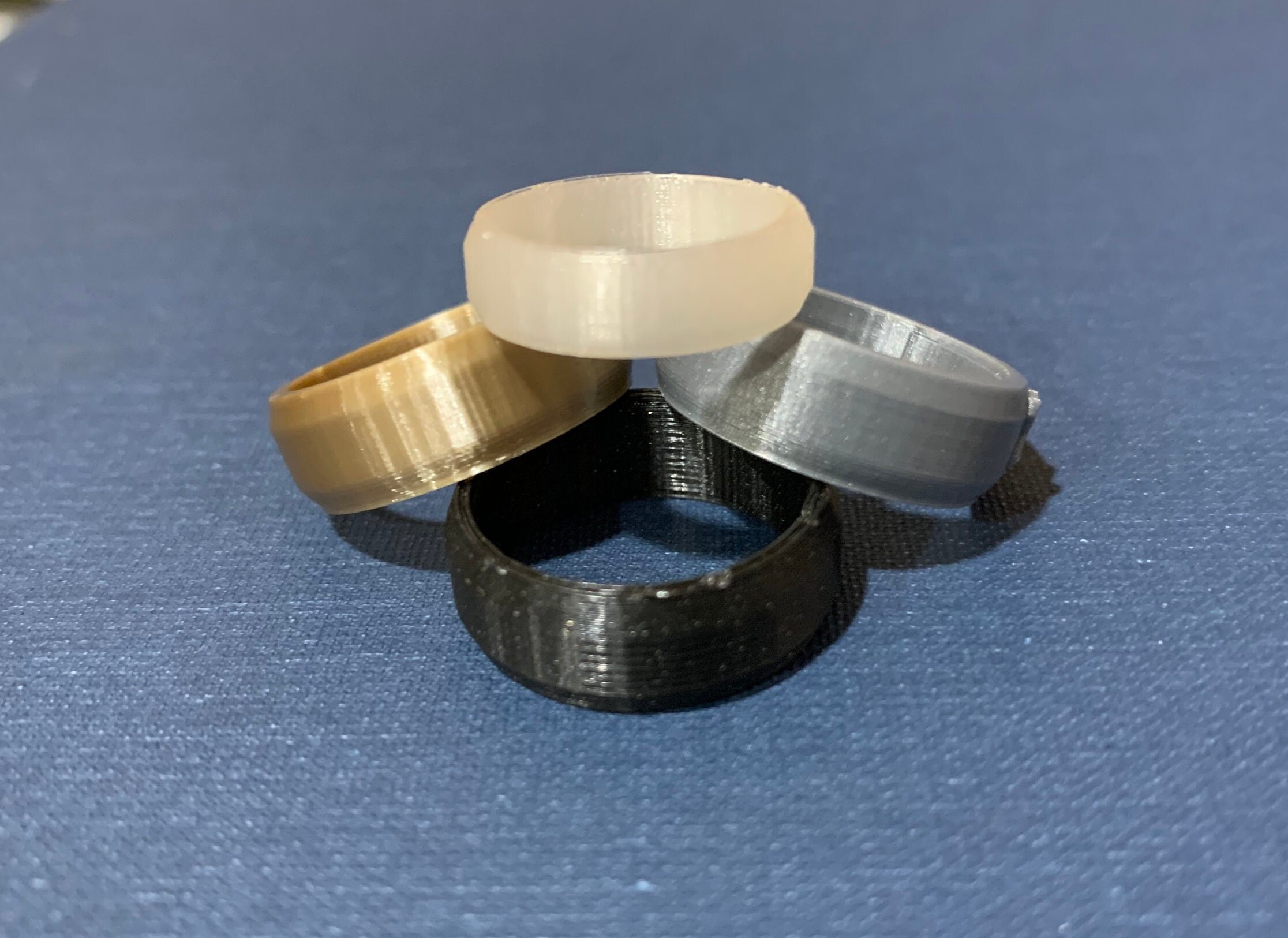 Plain Ring 3D Printed Ring Lightweight and Modern Annamary Jewelry