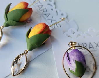 Tulip earrings