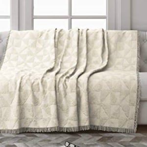 Boho Makramee Decke Wohndecke 140x210 cm Ivory Winter  throw