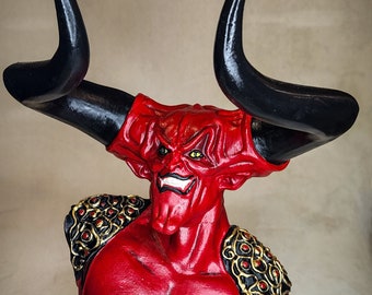 Lord of Darkness Statue | Fan Art Collectible Tim Curry from Legend film 1985 Hand painted 3D Art for Display | Demon Ruler of Underworld