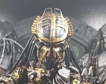 Predator Bio Mask Yautja Helmet for NECA HIYA HOTTOYS Action figure scale -  Ancient Lord Concept