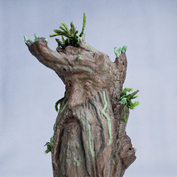 Treebeard 3.5" Magnet Fan Art Statue - Hand Painted Model for Middle Earth Collectors -  Bearded Tree Custom Magnet Art