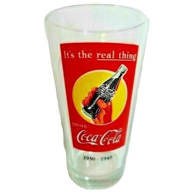 Coca-cola Retro Label 1930-1949it's the Real Thing Drinkware