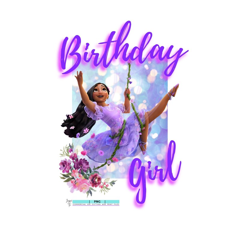 Encanto Isabella Madrigal PNG Miraibel, Luisa, Encanto, Clipart Images Instant Digital Download Sublimation, Encanto Birthday Party PNG ONLY 