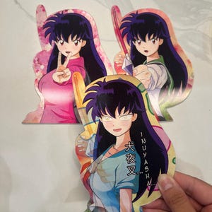 Adhesivo impermeable 3D con diseño de Anime Motion [para ordenador portátil y coche]