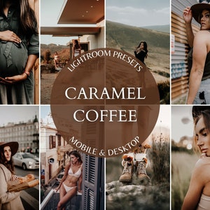 20 Lightroom Presets CARAMEL COFFEE Presets Mobile And Desktop Presets Moody Blogger Presets for Lightroom Clean Moody Instagram Filter