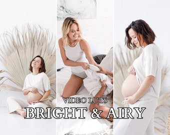 BRIGHT & AIRY LUTs Color Grading | Video Luts | Video and Photo | Mobile and Desktop | Lumafusion | Premiere Pro | Da Vinci | Final Cut Pro