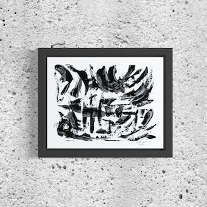 Life&#39;s Meaning According to a YouTube Video, Original Expressionist Art, Abstract Art, Minimalist Art