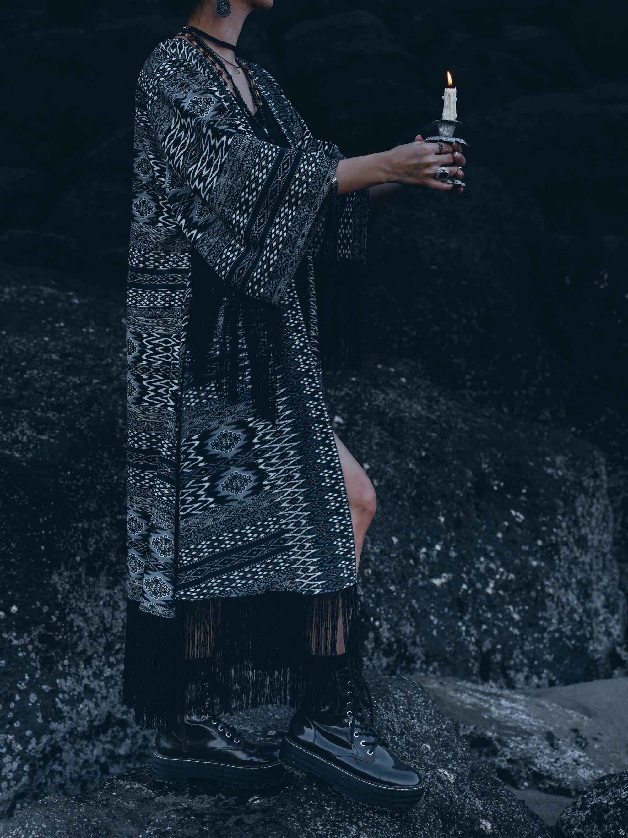 小物 291295 homme bleach fringe scarf 00s Robes-Kimonos – Fringe Scarves