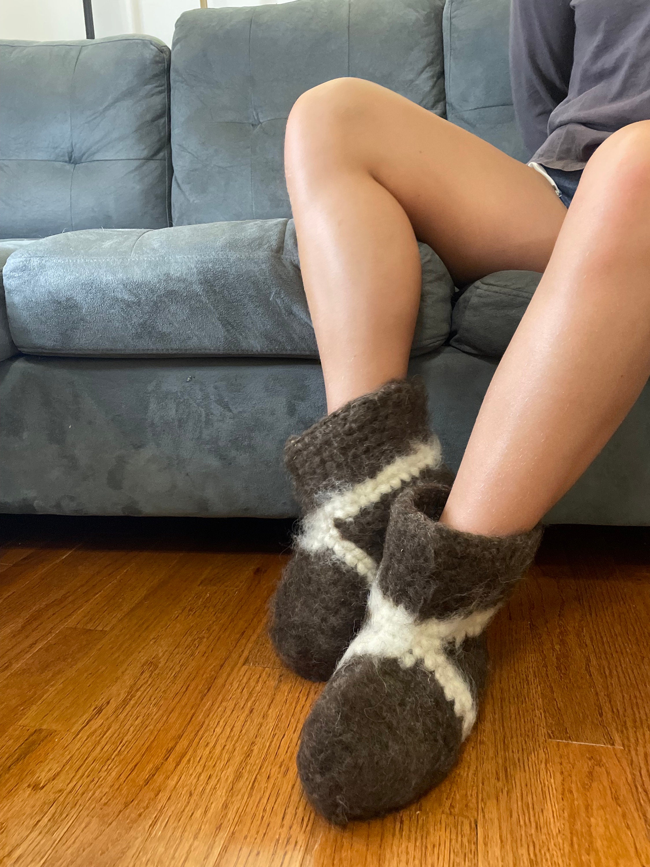 Knitted booties for adults for sale 2025