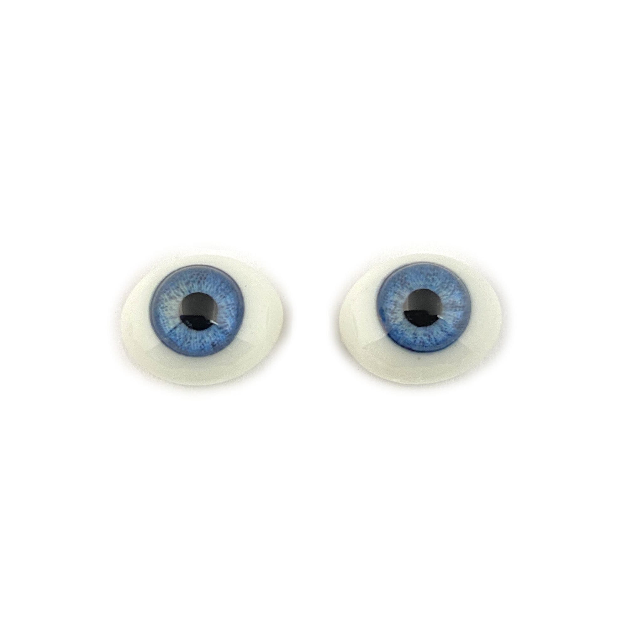 NOLITOY 50pcs Glass Eyeball Round Glass Eyes Flat Back Doll Eyes Ornaments  Glass Ornament Crafts Eyeballs for Crafts Googly Eye Glasses Evil Eye Glass