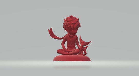 The Little Prince And The Fox 3D Stl 3D Printer And Cnc Figure - Etsy