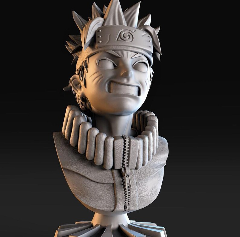 Anime 3d Stl 3d Printer and Cnc Figure STL File 3D Model Print - Etsy ...