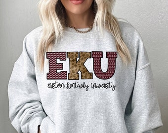 Eastern Kentucky University Sweatshirt Unisex EKU