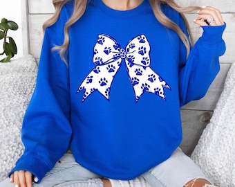 Kentucky Wildcats Large Bow Sweatshirt or Tshirt Unisex Basketball Football UK