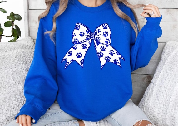 Kentucky Wildcats Large Bow Sweatshirt or Tshirt Unisex Basketball Football UK