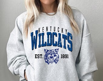 Kentucky Wildcats Basketball Football Sweatshirt Unisex Pope SEC