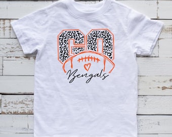 Go Bengals Toddler Youth T-shirt Cincinnati Kids Football