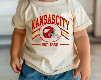 Kansas City Chiefs Kids Shirt Toddler Youth Infant Unisex Tshirt Football