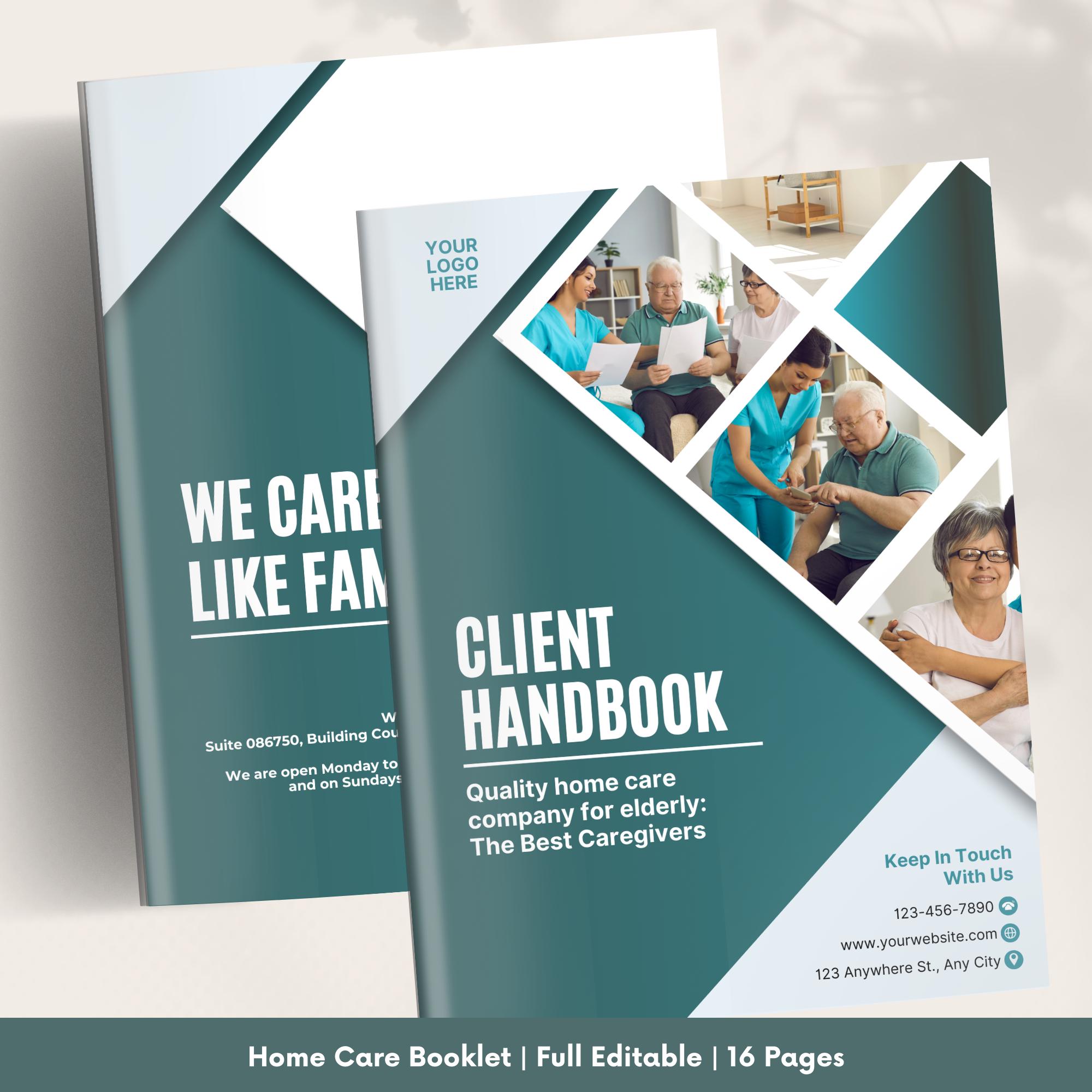Home Care Client Handbook: Agency Service User Guide (canva Templates ...