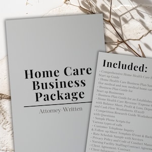 Home Care Business Starter Kit,Home Care Business Complete Bundle,Caregiving Business Package, Forms & Agreements Bundle