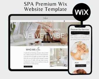 Minimalist Spa Wix Website Template: Kosmetikerin, Kosmetikerin Theme