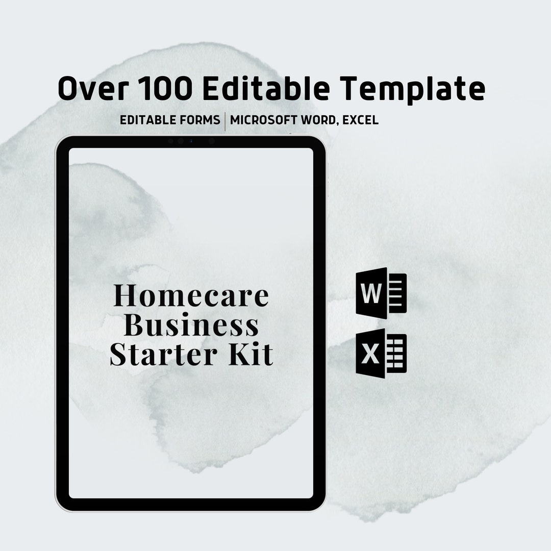Home Care Business Starter Kit,home Care Business Complete Bundle