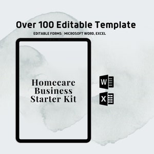 Home Care Business Starter Kit,Home Care Business Complete Bundle,Caregiving Business Package, Forms & Agreements Bundle