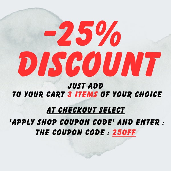 Shop Coupon Code Etsy