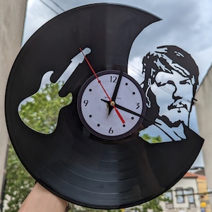 Complete Renaud Vinyl Clock - Authentic 33 RPM Vinyl - Recycled Raw Material