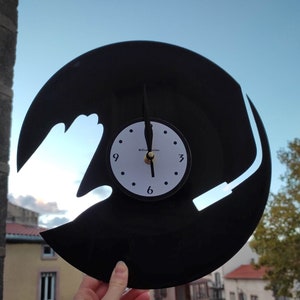 Music/DJ Vinyl Complete Clock - Authentic 33 RPM Vinyl - Recycled Raw Material