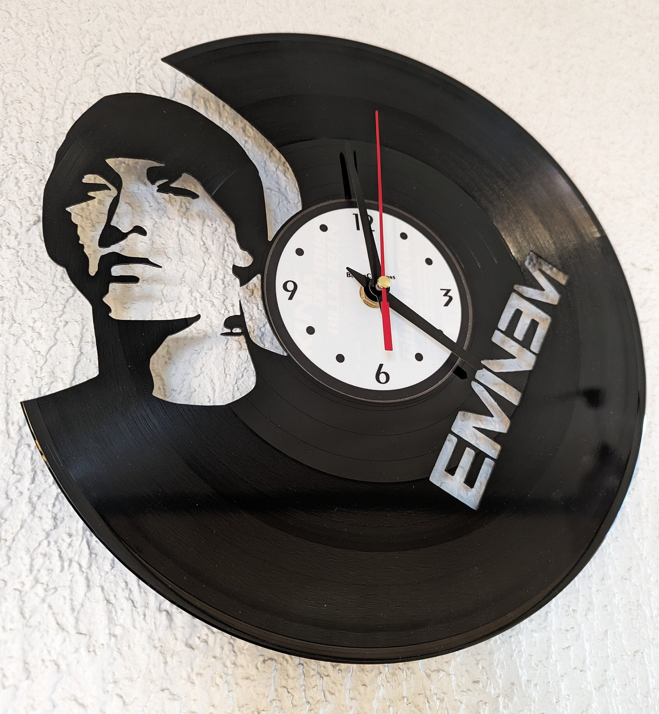 Reloj Eminem Vinilo Retro Ideal Regalo, El 2do Al 20%off - $ 9.900,14